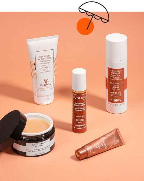 Head for the ocean! Seaside, feet in the sand and your silhouette taking shape under the summer sun